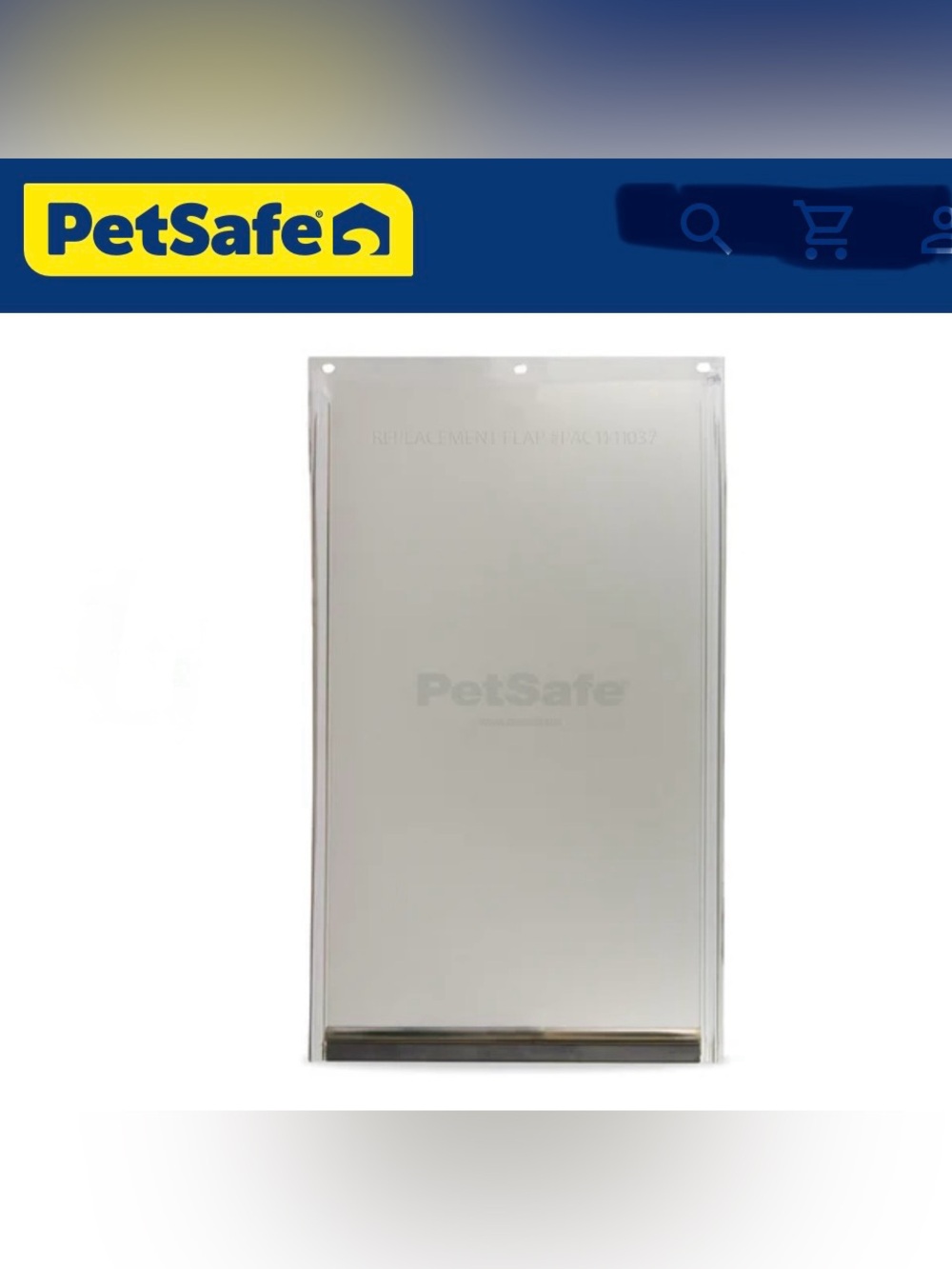 🐾 Pet Door Replacement Flap Magnetic vinyl new PetSafe Small